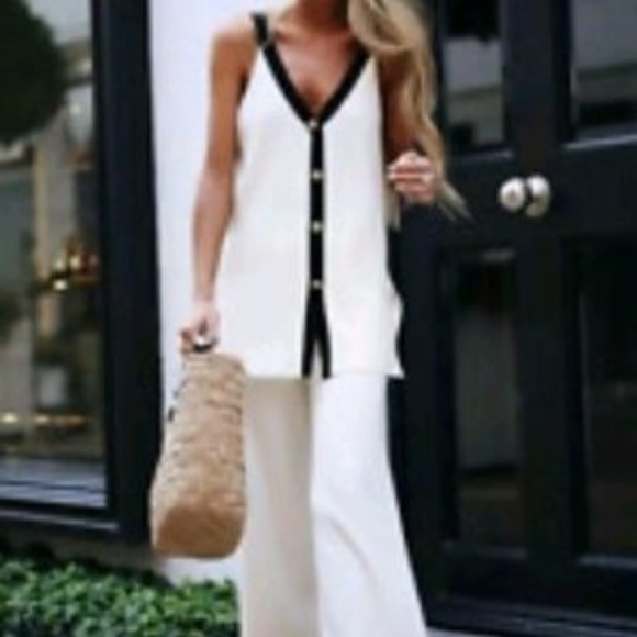 Zara Knit contrast top S 🔥 - Picture 6 of 6